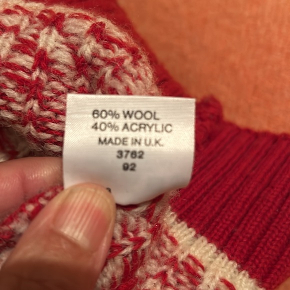 Next for man wool blend (60%) Christmas crewneck sweater, made in UK size Large - Picture 5 of 8